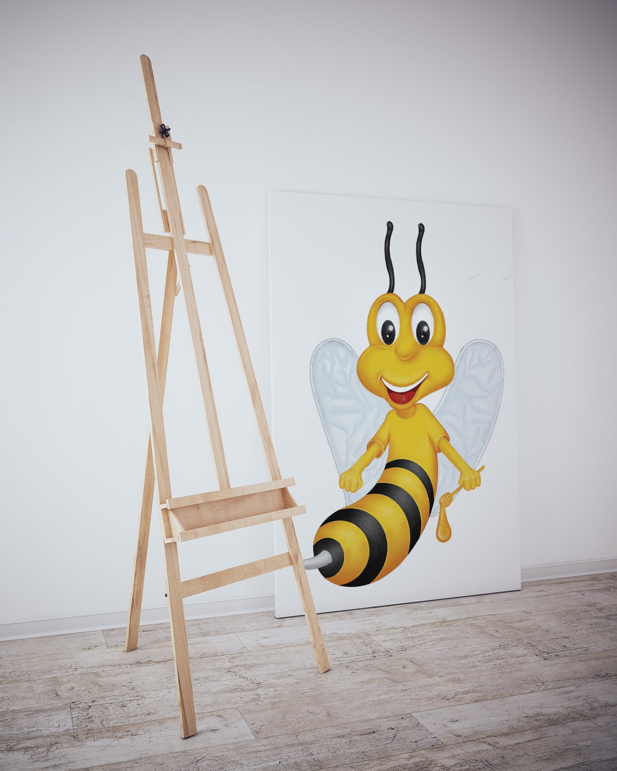 Balkovan bal illüstrasyon arı illüstrasyonu | Vedat ŞEKER