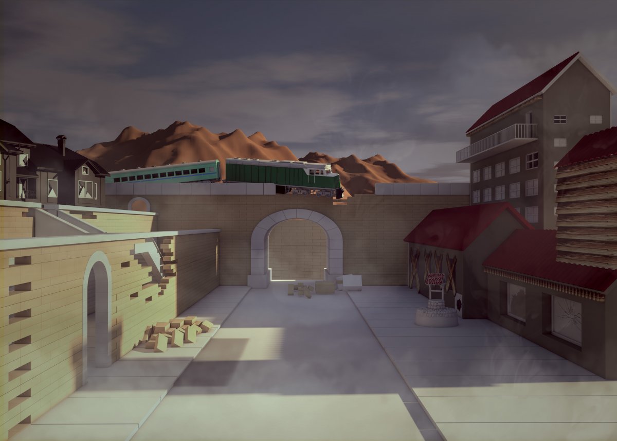 Cinema 4d ile yapılmış mekan modelleme | Vedat ŞEKER